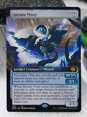 MTG Arcane Proxy 319 Borderless  The Brothers' War MTG Card  • $1.90