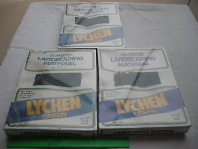 Lot Of 3 Life-Like 1065 Lychen Green Moss Scenery Landscaping O N HO Scale • $19.99