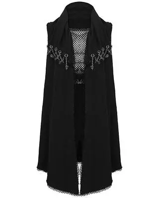 Devil Fashion Mens Apocalyptic Punk Chain Link Open Vest • £69.99