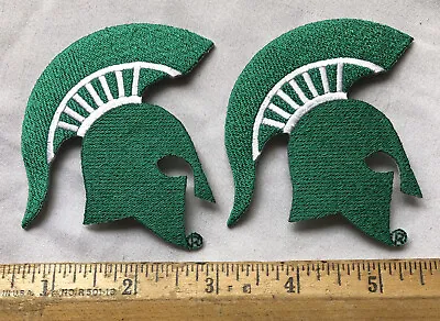 Lot Of 2 Michigan State University Spartans Iron On Patch Logo NCAA Football • $6.25
