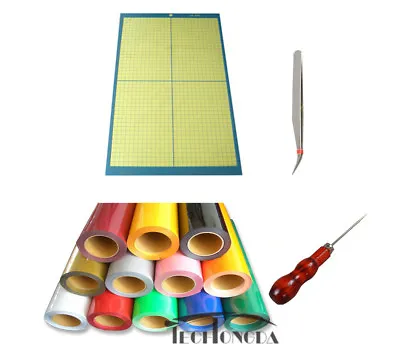 10ft T-shirts PU Vinyl A3 Cutting Mat Drill Tweezer DIY Crafts Heat Transfer KIT • $44.48