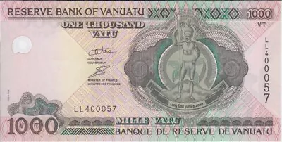 Vanuatu  P10b 1000 1.000 1000 Vatu Pfx LL UNC  We Combine • $19.99