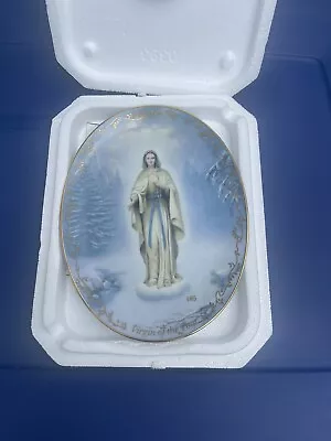 Visions Of Our Lady Plate  Virgin Of The Poor   The Bradford Exchange • $15