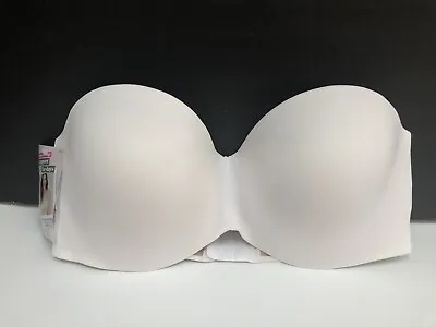 Maidenform Bra 38DD White Sweet Nothings Convertible Multiway Straps Bra New • $11.98