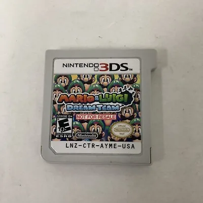 Mario & Luigi Dream Team Not For Resale Rare Game DEMO NFR Nintendo 3DS • $14.99