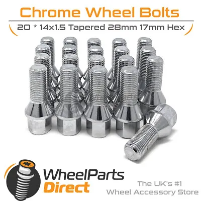 Wheel Bolts (20) For Mercedes E-Class E55 AMG [W211] 02-09 On Aftermarket Wheels • $20.19