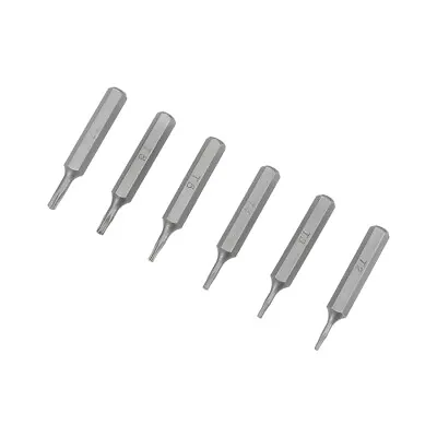 Torx Bits Set 6 Pcs 5/32 Inch Hex Shank T2 -T7 Screwdriver Bit Set • £4.61