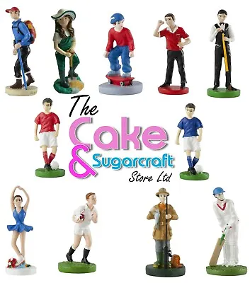 Cake Topper Decoration Figure Birthday Celebration Models Sports • £7.97