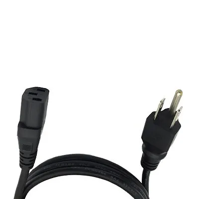 $6.89 • Buy 3 Prong Ac Power Cable Cord For Vizio Lg Samsung Panasonic Tv Lcd Plasma Hdtv