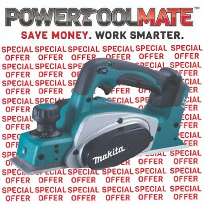 Makita DKP180Z 18V Cordless LXT Planer Naked Body Only Ex BKP180Z • £139.99