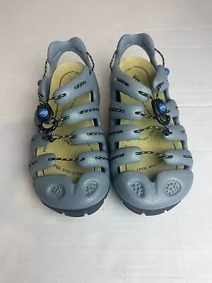 Mion Mens Size US 8 EU 39  Sandals Shoes Gray  Ergomorphic Footbed Water Sport • $29.34