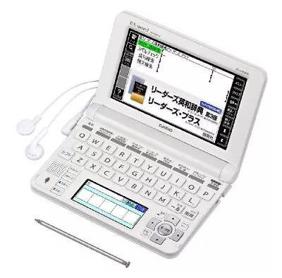 Casio Electronic Dictionary Data Plus 6 Practice English Model XD-U9800 White • $100.76