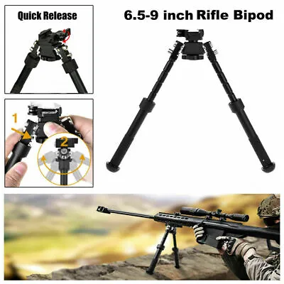 360° Swivel QD Tactical 6.5  To 9  Rail Adjustable Bipod Rifle Bipod Mount • $27.79
