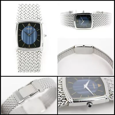 Rare Seiko Watch Credor 2F70-5390 Ladies Blue Agate Dial Quartz Used In Japan • $1282.82
