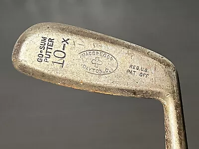 Vintage MacGregor Hickory Shaft GO-SUM 10-X Putter • $50.99