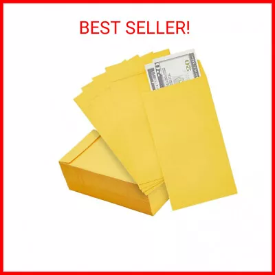 100 Pack Money Envelopes For Cash Payroll Money Saving Coins Currency 100GS • $12.99