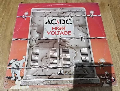 AC/DC  Vinyl High Voltage First Press Blue Roo  • $100