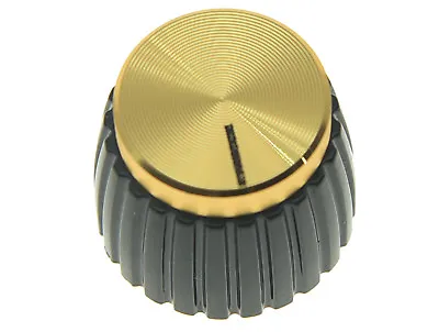 20x Guitar AMP Amplifier Knobs Black W/ Gold Cap Push On Knobs Fits Marshall • $13.99