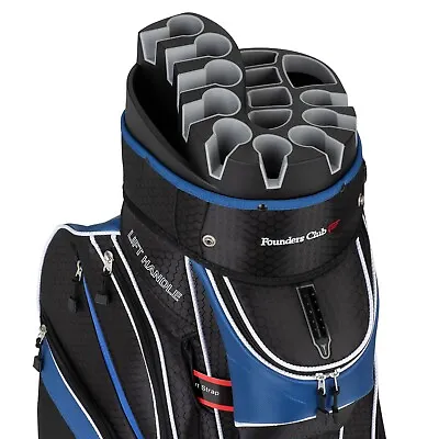 Founders Club Premium Golf Cart Bag For Men With 14 Way Organizer Divider Top • $179.95