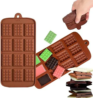 £1.69 • Buy Silicone Mini Chocolate Bars Baking Mould Bakeware Wax Melt Soap Resin Mould