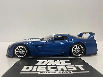 Hot Wheels 100% Dodge Viper GTS R 1:18 Scale Diecast Model 2000 Car Blue Used • $69