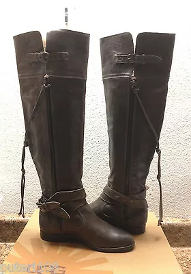 Ugg Collection Nicoletta Tall Ash Brown Over The Knee Boot Us 7 / Eu 38 / Uk 5.5 • $225