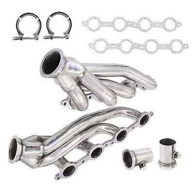 Stainless Truck Headers Conversion Swap For 60-86 C-10 LS Chevy GMC LS1 LS3 LS2 • $178.59