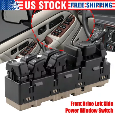 NEW Front Driver Left Side Power Window Switch For Chevy Silverado 15883319 • $85
