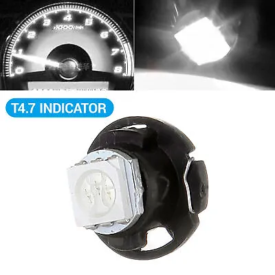 5-20PCS T5/T4.7 Neo Wedge Bulb White Dash Panel A/C Climate Control Light Lamp • $9.19