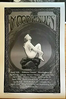 The MOODY BLUES '01 Concert Hall Of Fame Tour Poster Artist Edition Of 25 Macrae • $40.50