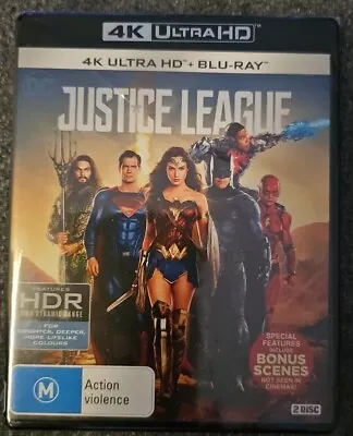 Justice League | 4K Ultra HD + Blu-ray Brand New Sealed  • $20