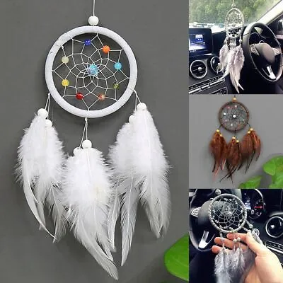 Indian Style Dream Catcher Wall Decor Car Hanging Ornaments Birthday Gift; • £3.11