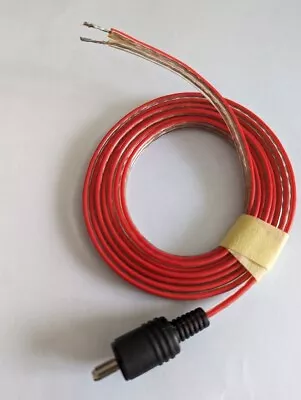 Pair Of 2 Metre For B&O Or Vintage Hi-Fi 2 Pin DIN  Terminated Speaker Cables • £14.99