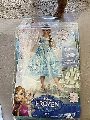 Disney Frozen Elsa Costume ASize (4-6X) • $12.99