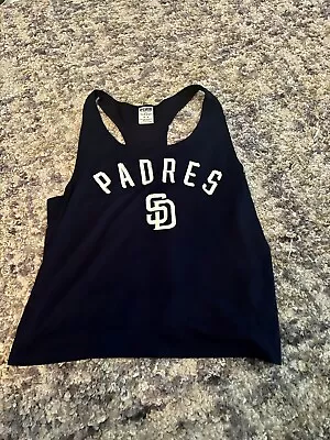 Victoria’s Secret Pink Navy Blue San Diego Padres Jersey Type Tank Top • $4