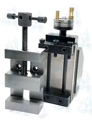 Mini Vertical Slide With 2 /50mm Steel Vice-Instant Milling Toolpost On Lathe • $90.99