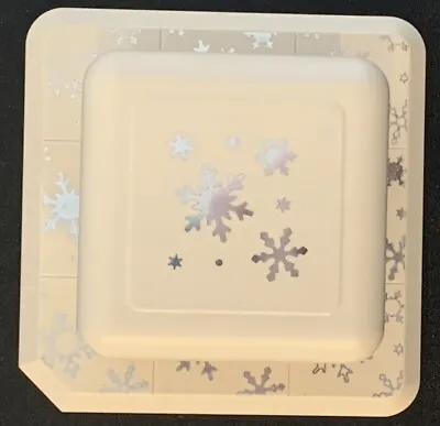 Martha Stewart Snowflakes Aspen Flurry Punch All Over The Page  • $16.99