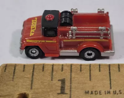 Red Fire Truck Engine Pumper Tonka Tinys Rare Vintage Micro Mini Machines • $4.99