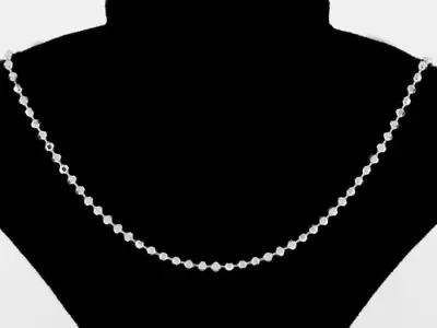  Solid 925 Sterling Silver 2mm Bead Ball Chain Necklace - Unisex ALL Sizes  • $14.25