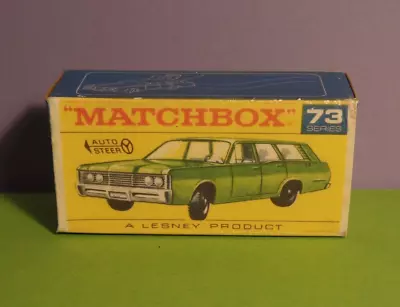 Matchbox Regular Wheels No. 73c Mercury Station Wagon Replica Box Only • £4.49