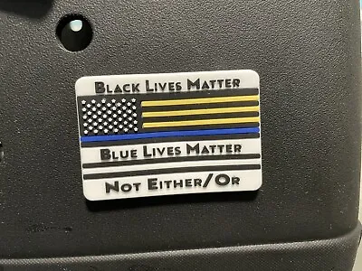 Black Lives And Blue Lives Matter Charm For Bogg Bag Simply Southern And Crocs • $13