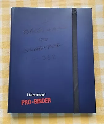 Ultra Pro - 9 Pocket Pro Binder - Blue [Holds Up To 360 Pokemon/Cards] (994) • £4.99
