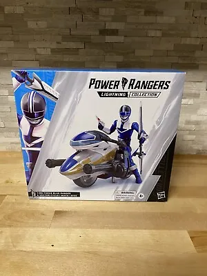 Power Rangers Lightning Collection Time Force Blue Ranger & Vector Cycle Figure • $21