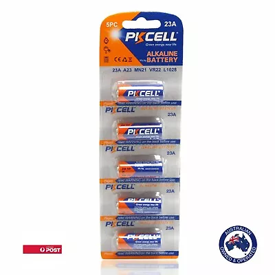 5 X 23A 21/23 A23 23A 23GA 12V Alkaline Battery Garage Car Remote Alarm PKCell  • $5.49