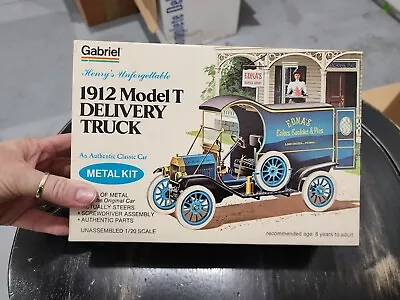 NEW Gabriel 1912  MODEL T Delivery Truck METAL MODEL Kit (G99) • $74.99