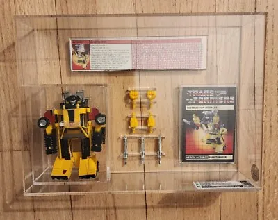 Sunstreaker Vintage G1 Transformers 1984 GRADED CAS NOT AFA 80 AWESOME DISPLAY • $550