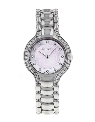 £700 • Buy Ebel Beluga Round 1215322 Steel Diamond Bezel 24.5mm Watch