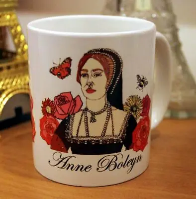 £9 • Buy Anne Boleyn Ceramic Mug, Henry VIII Second Wife And Mother Of Elizabeth 1st, Tud