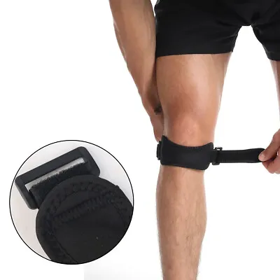 Patella Knee Support Brace Strap Magnetic Neoprene Arthritis Pain Relief Running • £5.48