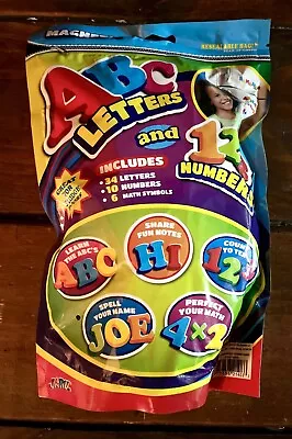 MAGNETIC ABC ALPHABET LETTERS & NUMBERS (50 Pieces) • $8.99